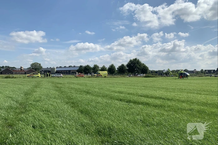 Traumahelikopter ingezet voor ernstig ongeval met fiets
