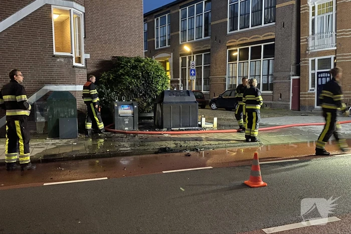 Brand in ondergrondse containers