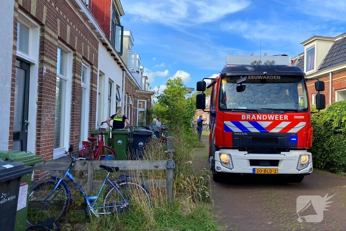 Brand op dak van rijtjeswoning