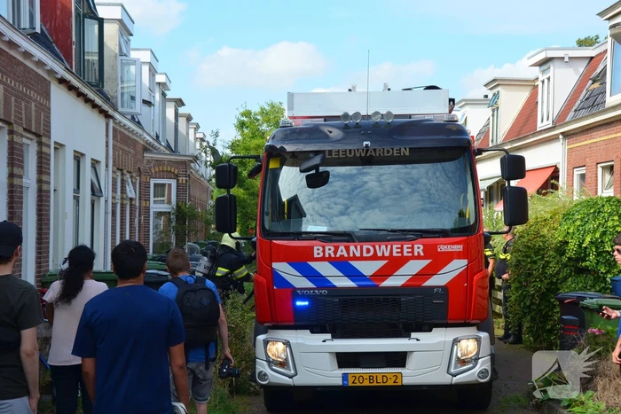 Brand op dak van rijtjeswoning
