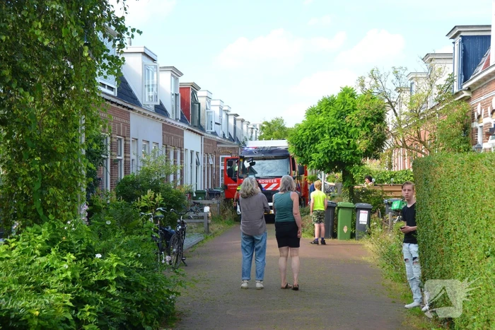 Brand op dak van rijtjeswoning