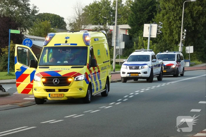 Fietser gaat onderuit en raakt gewond