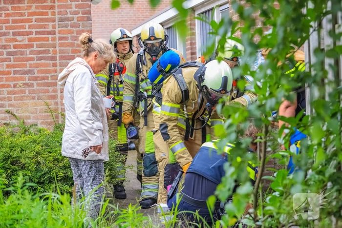 Huisdieren gered bij flinke brand in flatgebouw