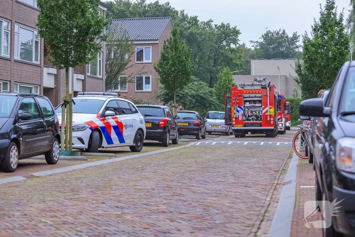 Huisdieren gered bij flinke brand in flatgebouw