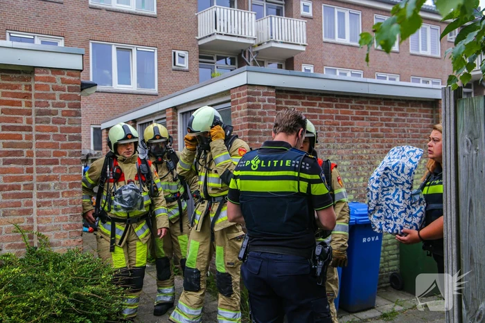 Huisdieren gered bij flinke brand in flatgebouw