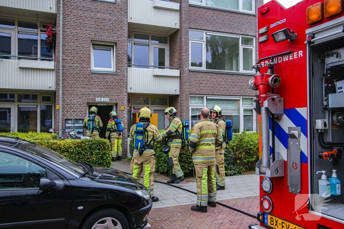 Huisdieren gered bij flinke brand in flatgebouw