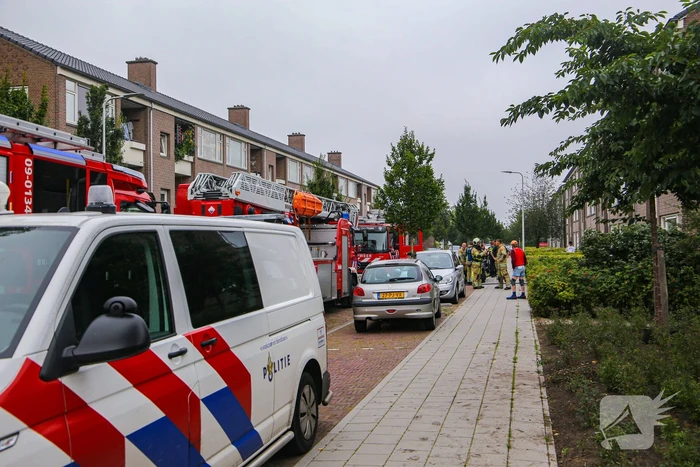 Huisdieren gered bij flinke brand in flatgebouw