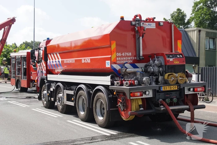 Brand bij installatiebedrijf