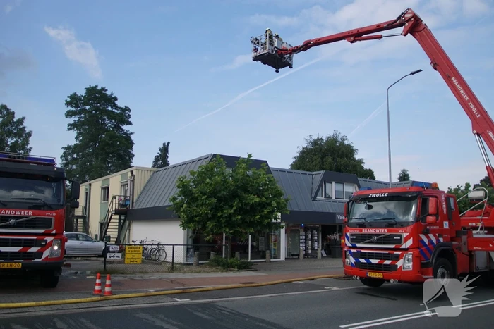 Brand bij installatiebedrijf