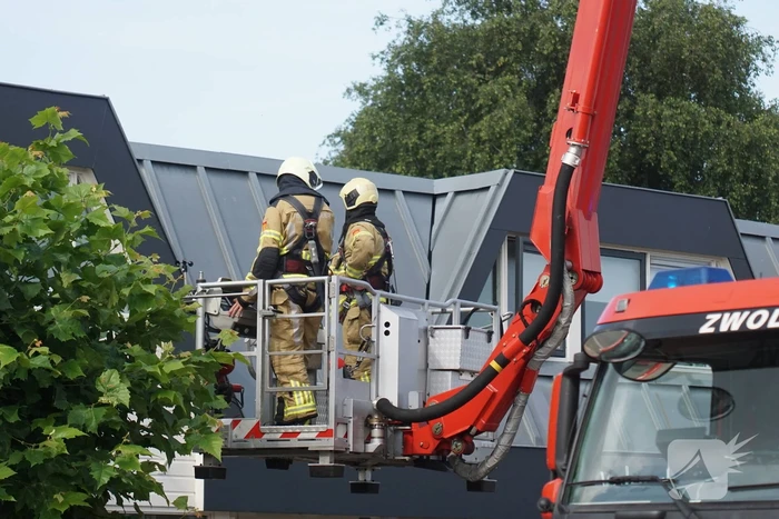 Brand bij installatiebedrijf