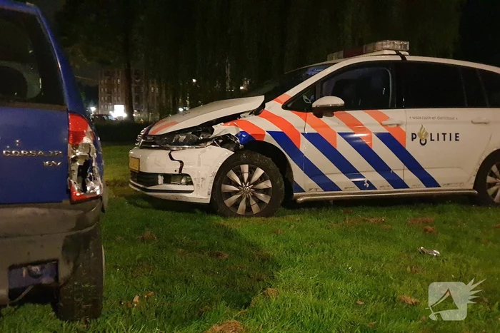 Politie deelt tik uit tijdens achtervolging