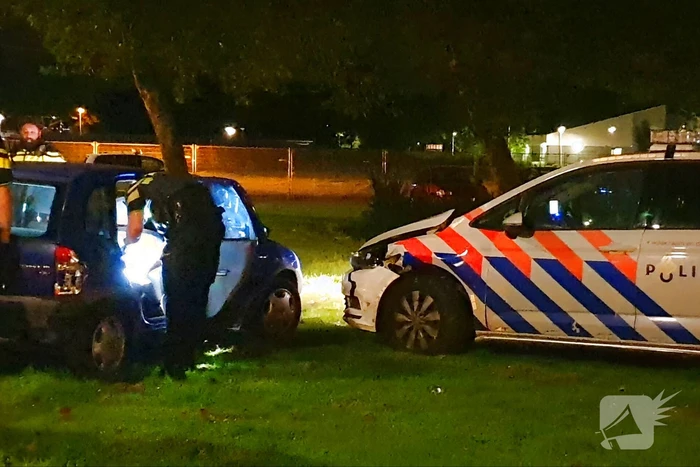 Politie deelt tik uit tijdens achtervolging
