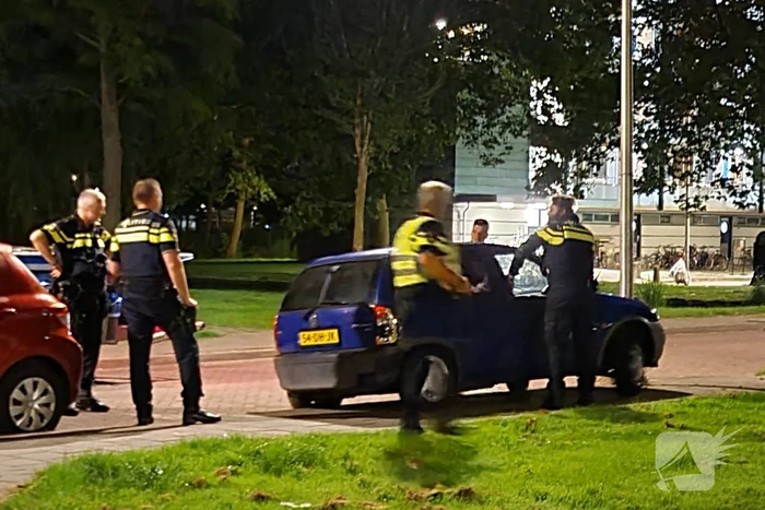 Politie deelt tik uit tijdens achtervolging