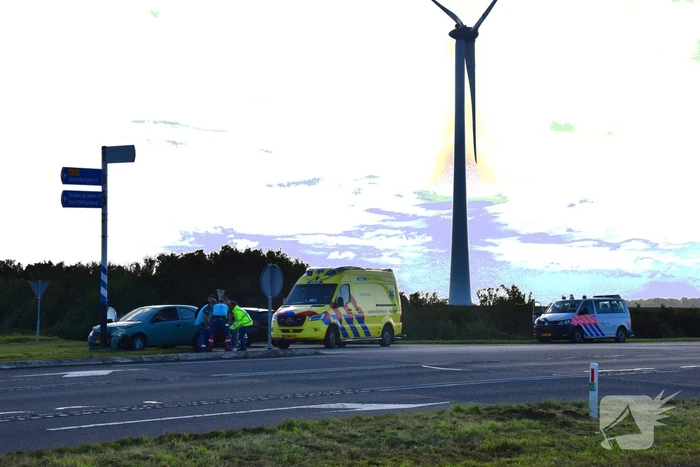 Automobilist botst tegen verkeerspaal