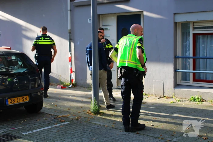 Wapen steekincident veiliggesteld door politie