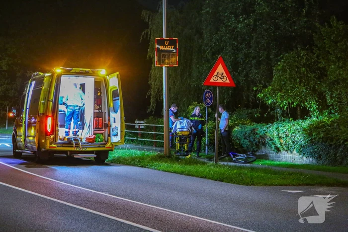 Mountainbiker gewond door ongeval