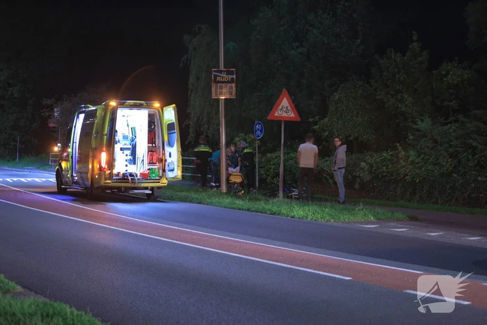 Mountainbiker gewond door ongeval