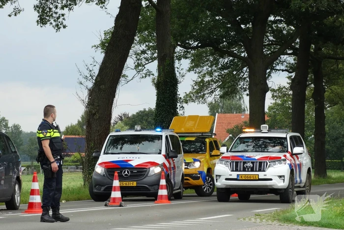 Twee auto's betrokken bij kop-staart botsing