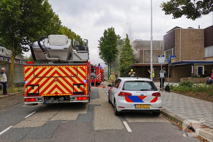 Flinke rookontwikkeling bij woningbrand