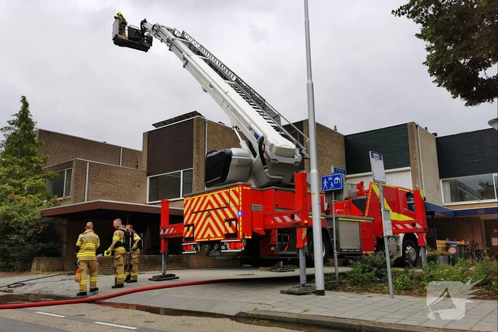 Flinke rookontwikkeling bij woningbrand