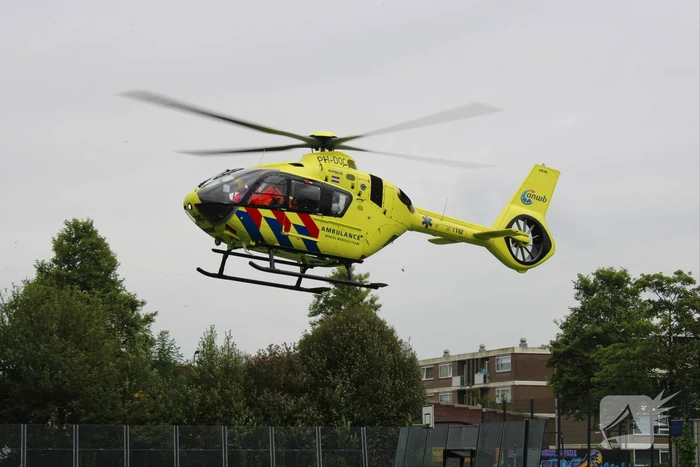 Traumahelikopter landt voor incident