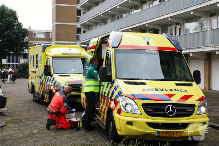 Traumahelikopter landt voor incident