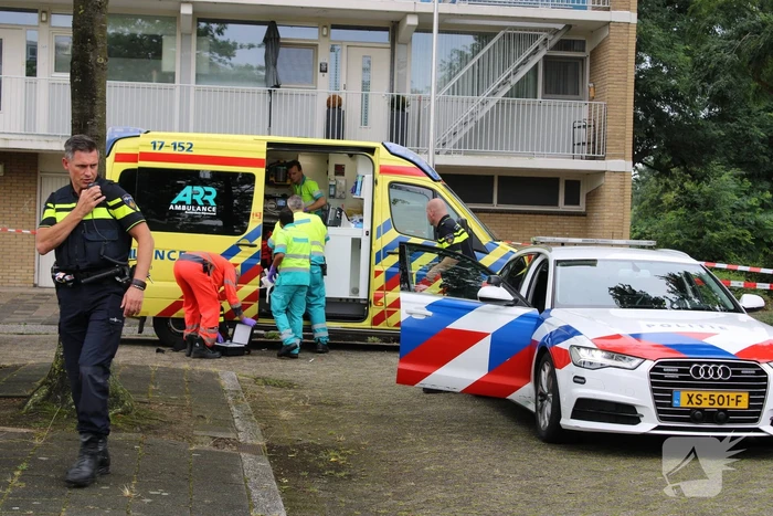 Traumahelikopter landt voor incident