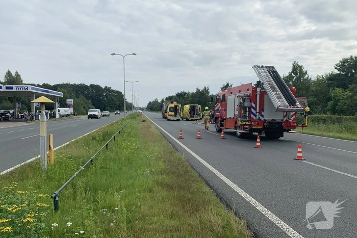 Flinke schade aan personenauto's door botsing