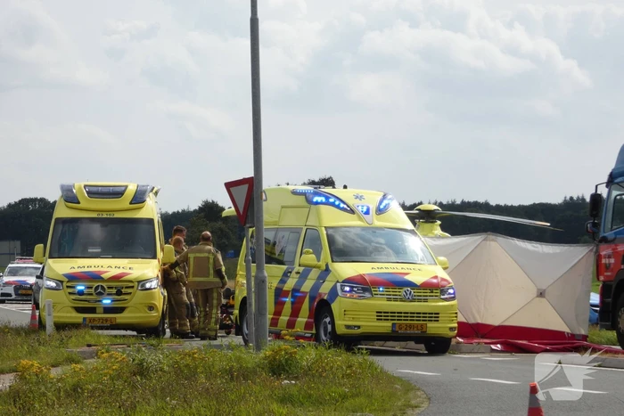 Traumahelikopter ingezet bij ernstig ongeval