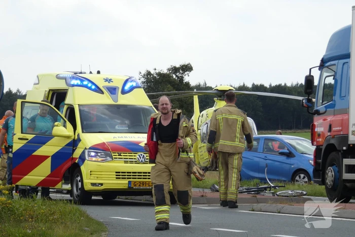 Traumahelikopter ingezet bij ernstig ongeval
