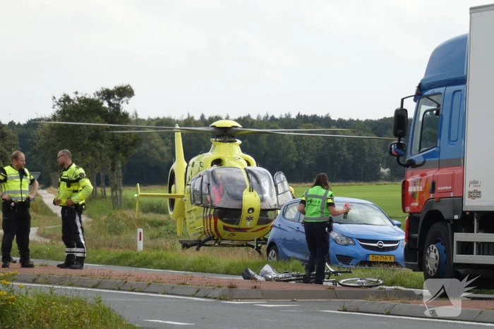 Traumahelikopter ingezet bij ernstig ongeval