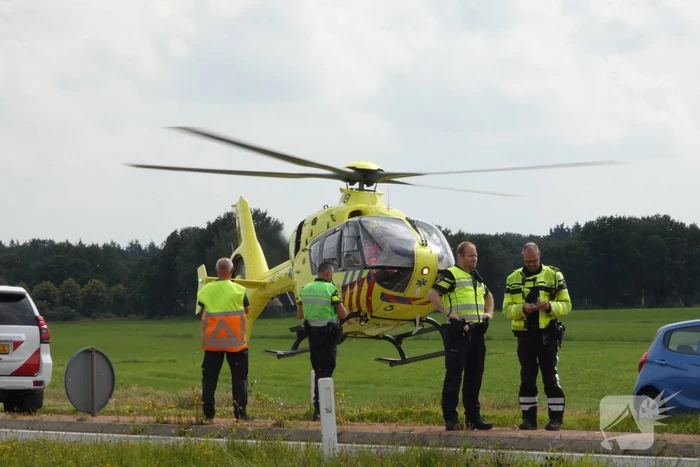 Traumahelikopter ingezet bij ernstig ongeval