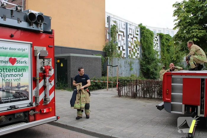 Bewoners gecontroleerd bij woningbrand