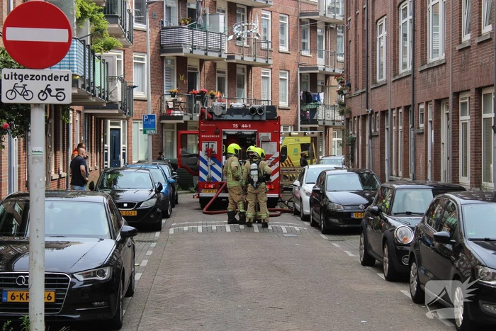 Bewoners gecontroleerd bij woningbrand