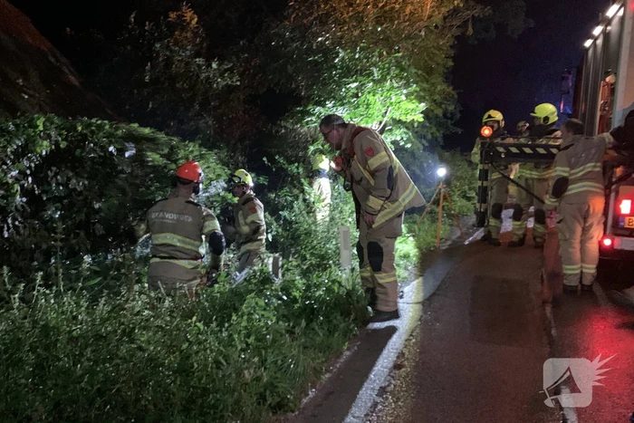 Bestuurder verliest macht over het stuur en botst tegen woning