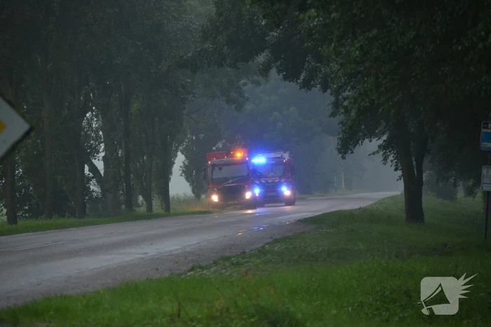Grote brand in boerderij stal