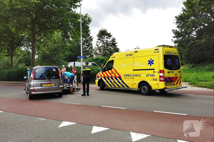 Motorrijder gewond na ongeval met personenauto