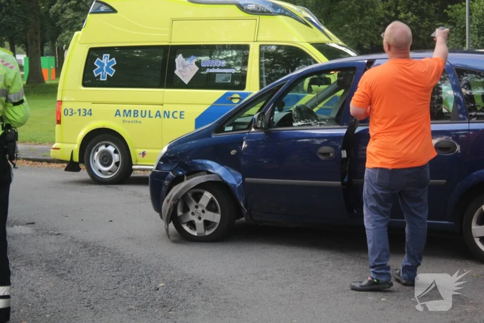 Ongeval tussen twee personenauto's