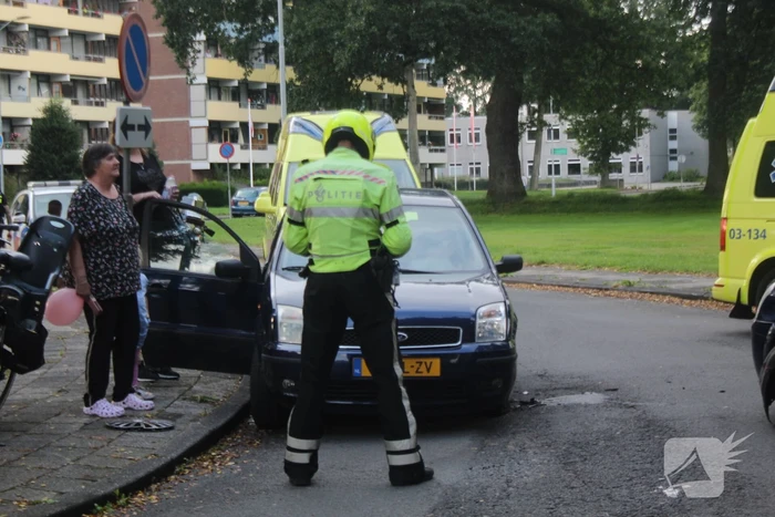 Ongeval tussen twee personenauto's