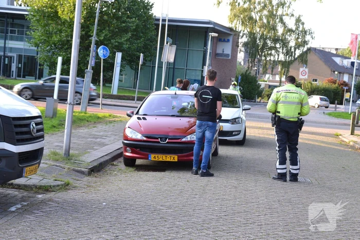 Schade aan personenauto's door ongeval