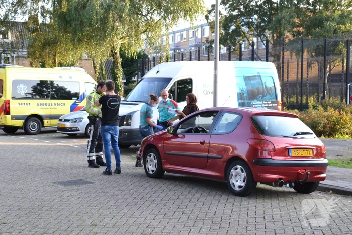 Schade aan personenauto's door ongeval