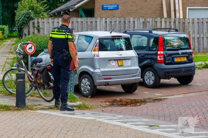 Fietsster onderuit bij stuur-ongeval