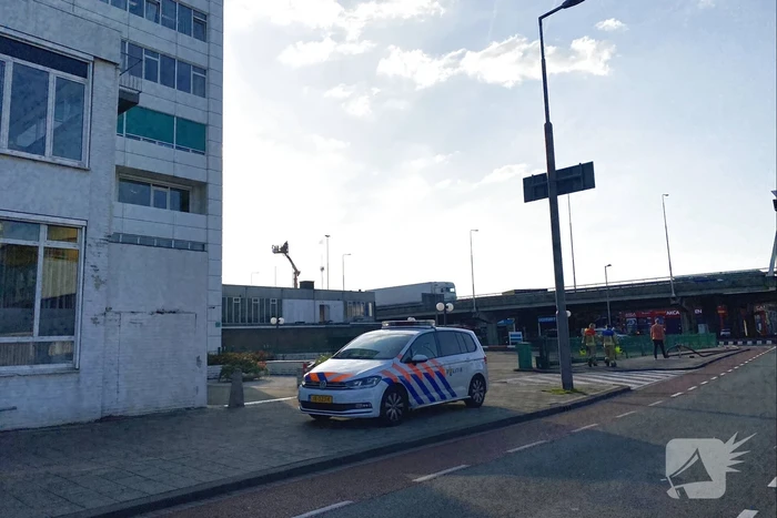 Grote uitslaande brand in een leegstaand pand