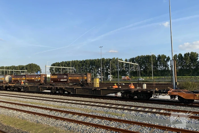 Lekkende treinwagon zorgt voor gevaarlijke situatie