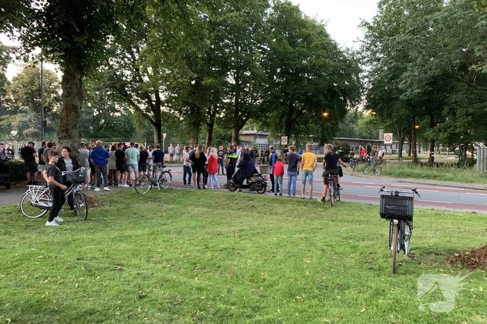 Demonstratie tegen vluchtelingen uit Afghanistan
