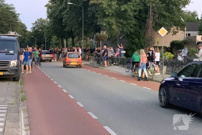 Demonstratie tegen vluchtelingen uit Afghanistan