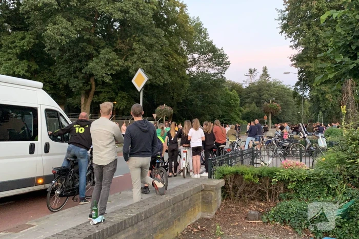 Demonstratie tegen vluchtelingen uit Afghanistan