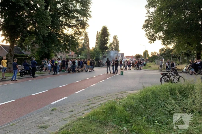 Demonstratie tegen vluchtelingen uit Afghanistan