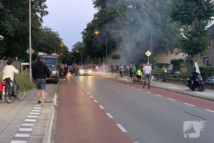 Demonstratie tegen vluchtelingen uit Afghanistan