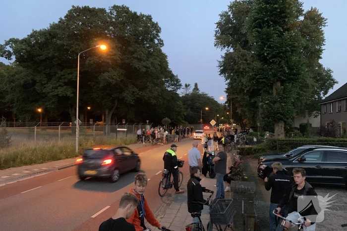Demonstratie tegen vluchtelingen uit Afghanistan
